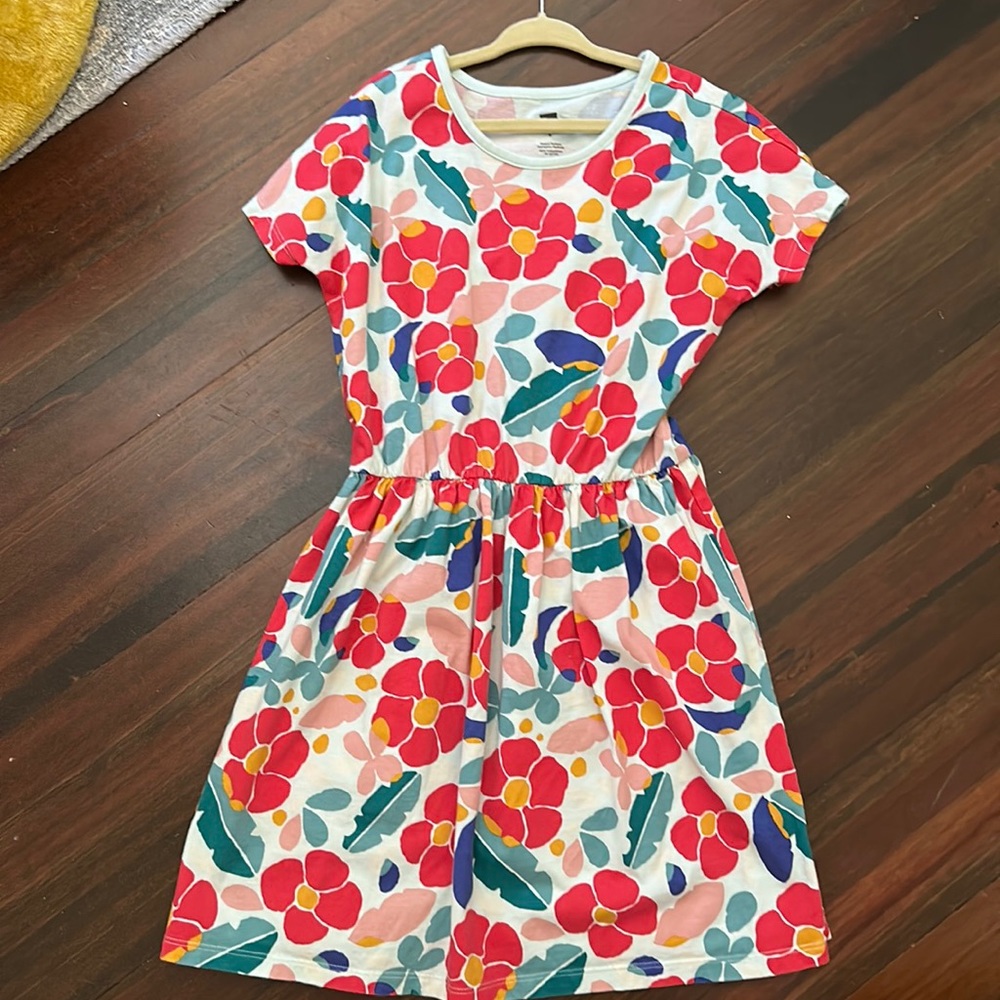 Tea collection floral cotton dress 8y